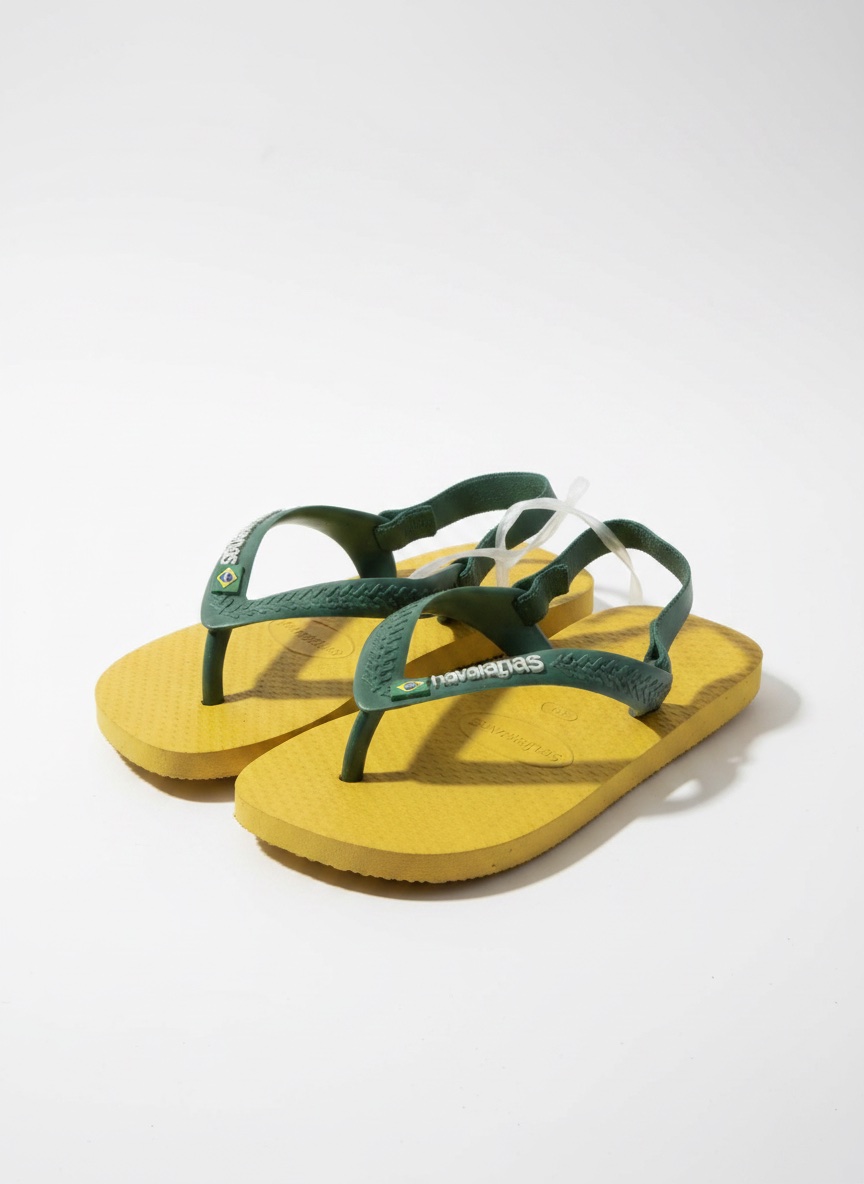 Ces tongs Havaianas Baby Brasil Logo