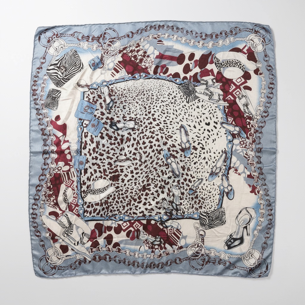 Ce foulard en soie