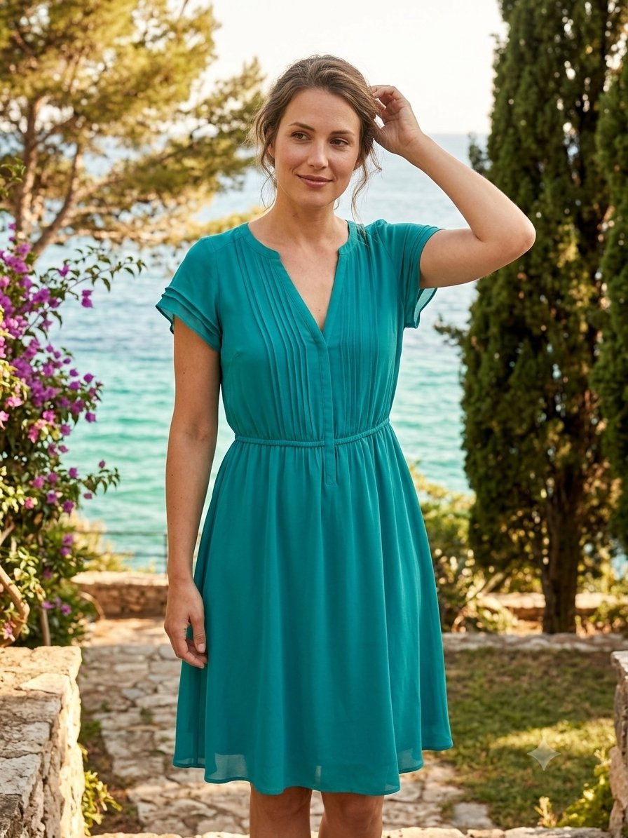 Coup de Cœur : Robe H&M Turquoise Étincelante, Style Bord de Mer
