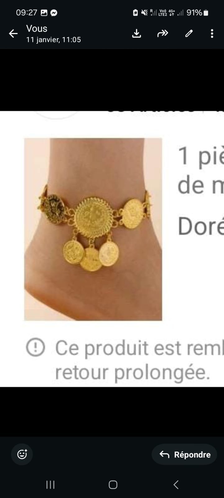 Bracelet pied