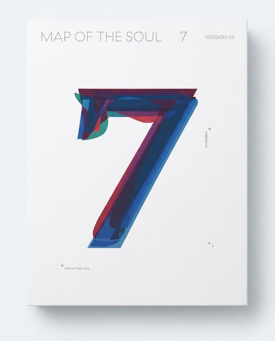 💜 BTS – Albums Officiels "Map of the Soul : 7" (Set Complet 4 Versions / Vente à l'unité)