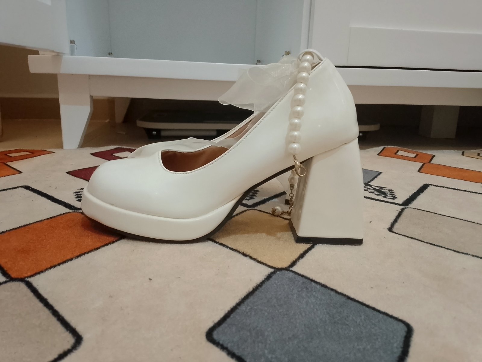 Escarpin blanc 