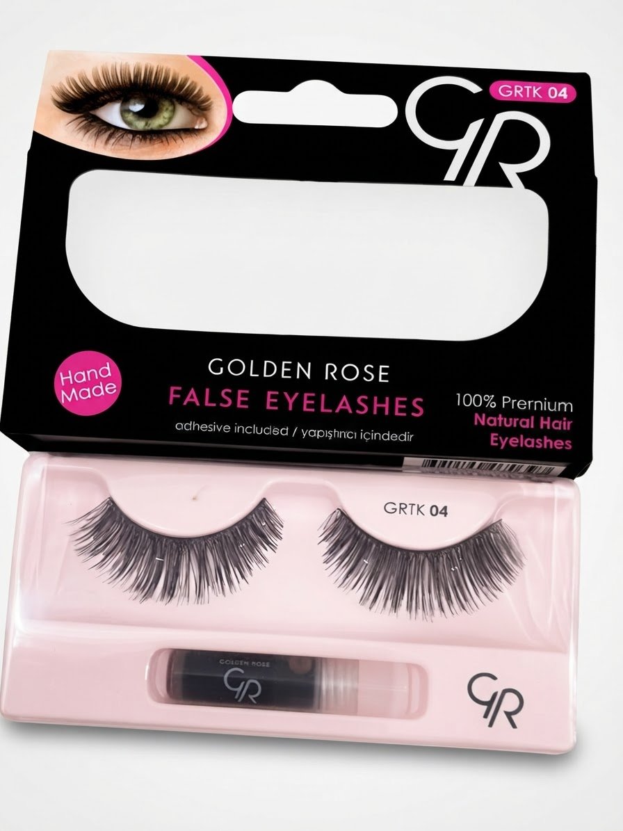 Golden rose eye lashes natural ref :04