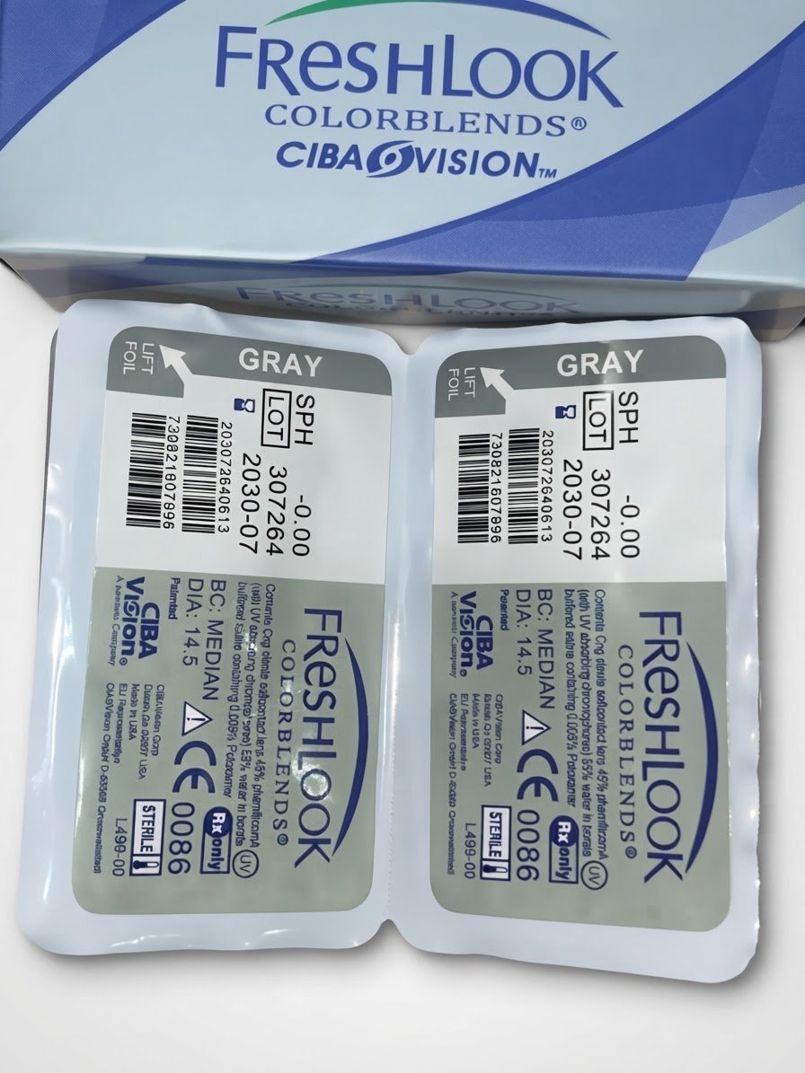 Lentille Freshlook gray