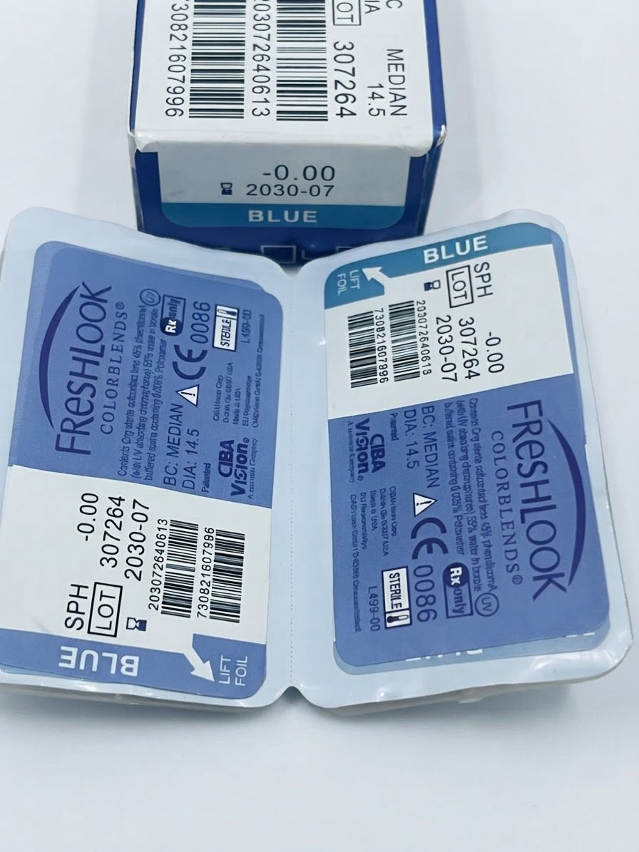 Lentille Freshlook blue