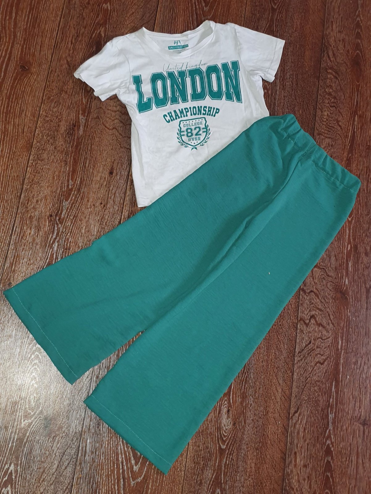 Pull+pantalon large fille