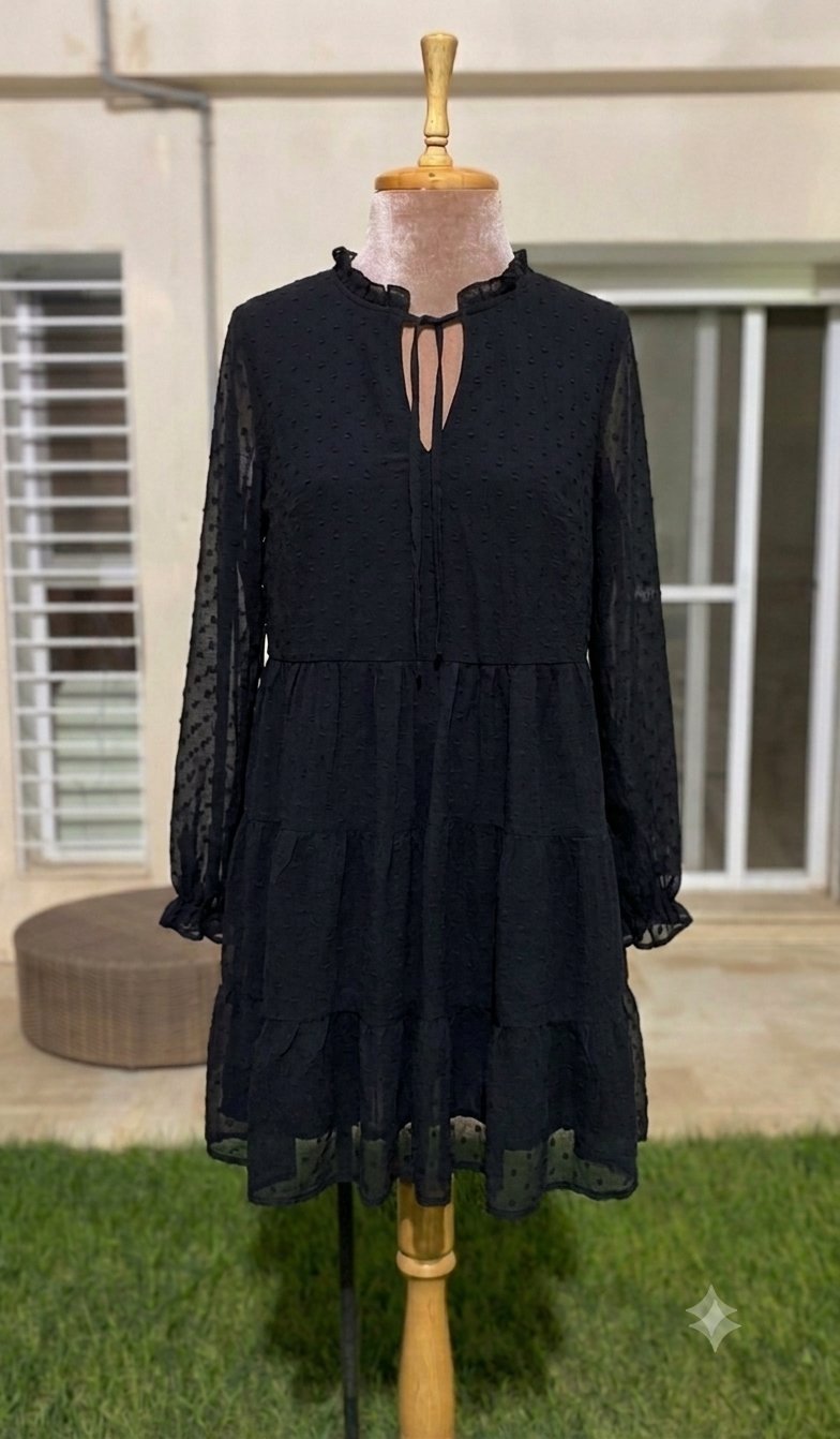 Robe noire élégante 
