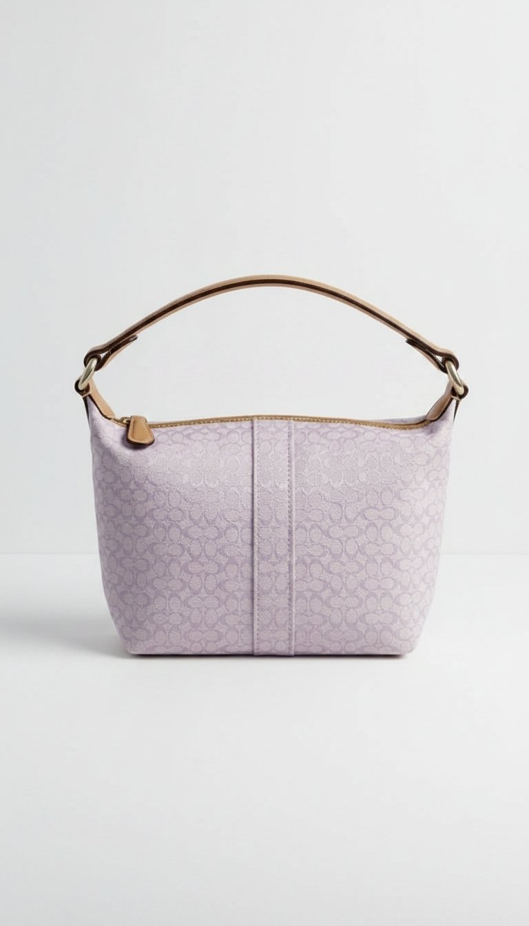 Sac à main – Inspiration Coach (Jacquard Violet Pastel)