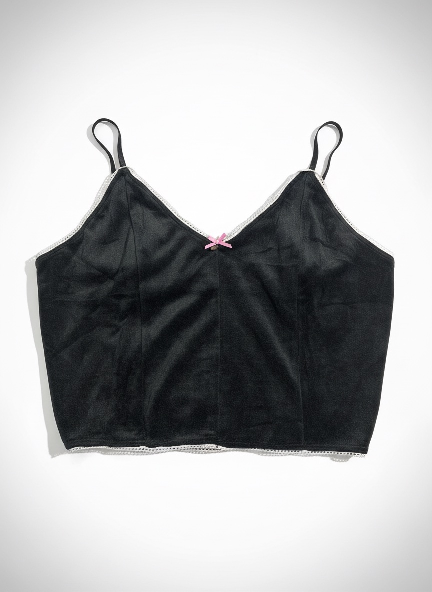 Top noir velour