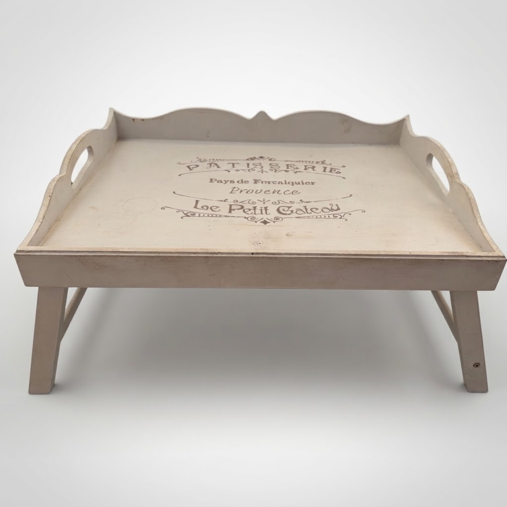Plateau de lit / table de lit en bois