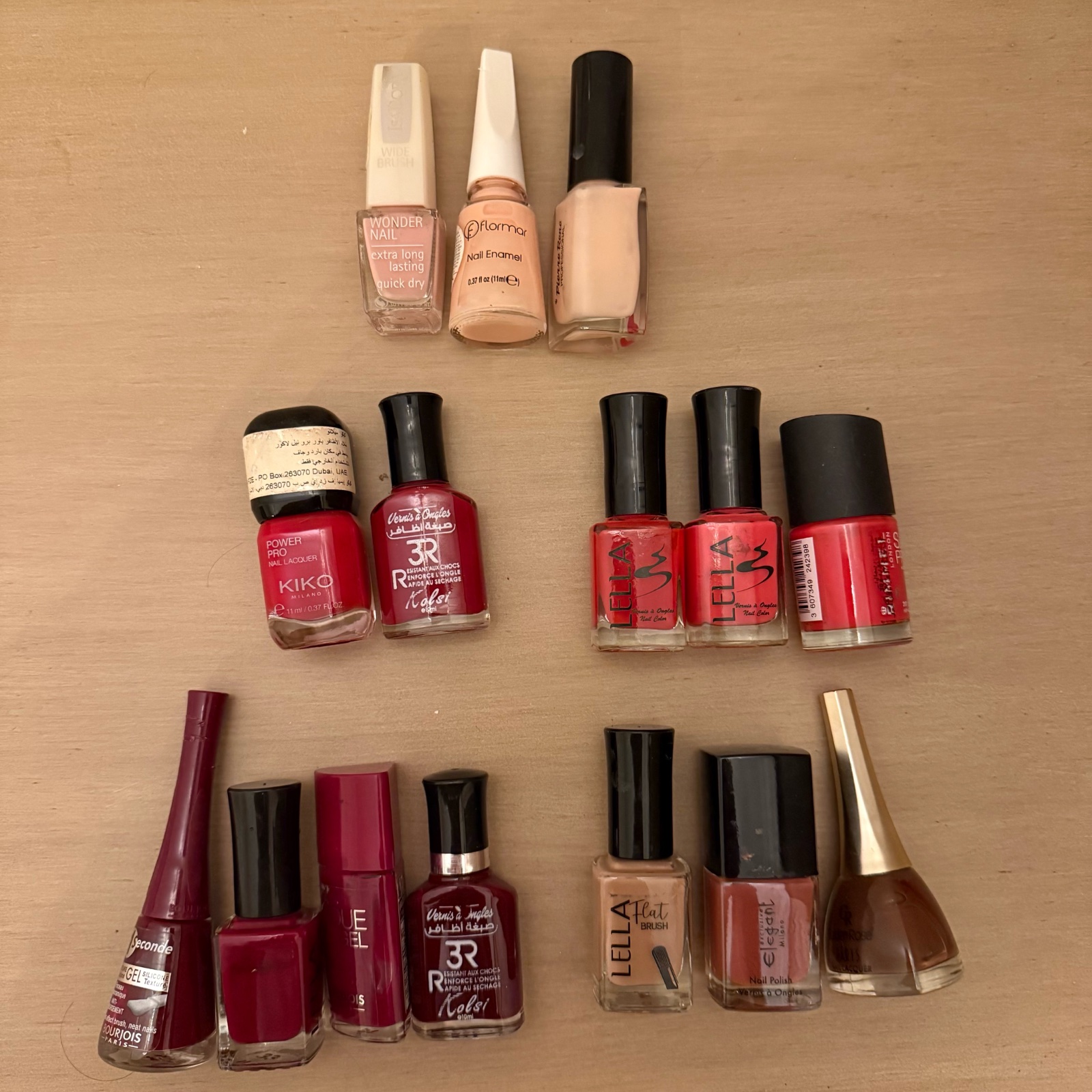 15 vernis