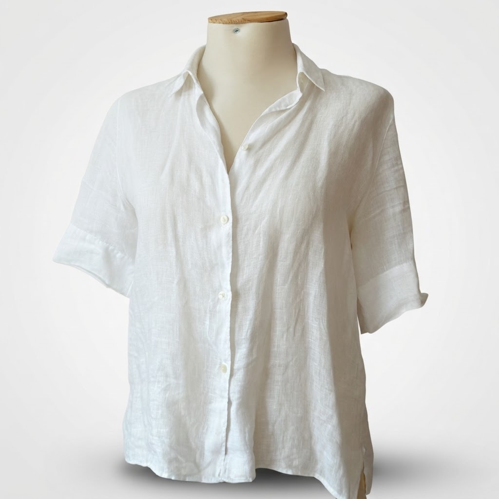 Chemise blanche Massimo Dutti manches courtes