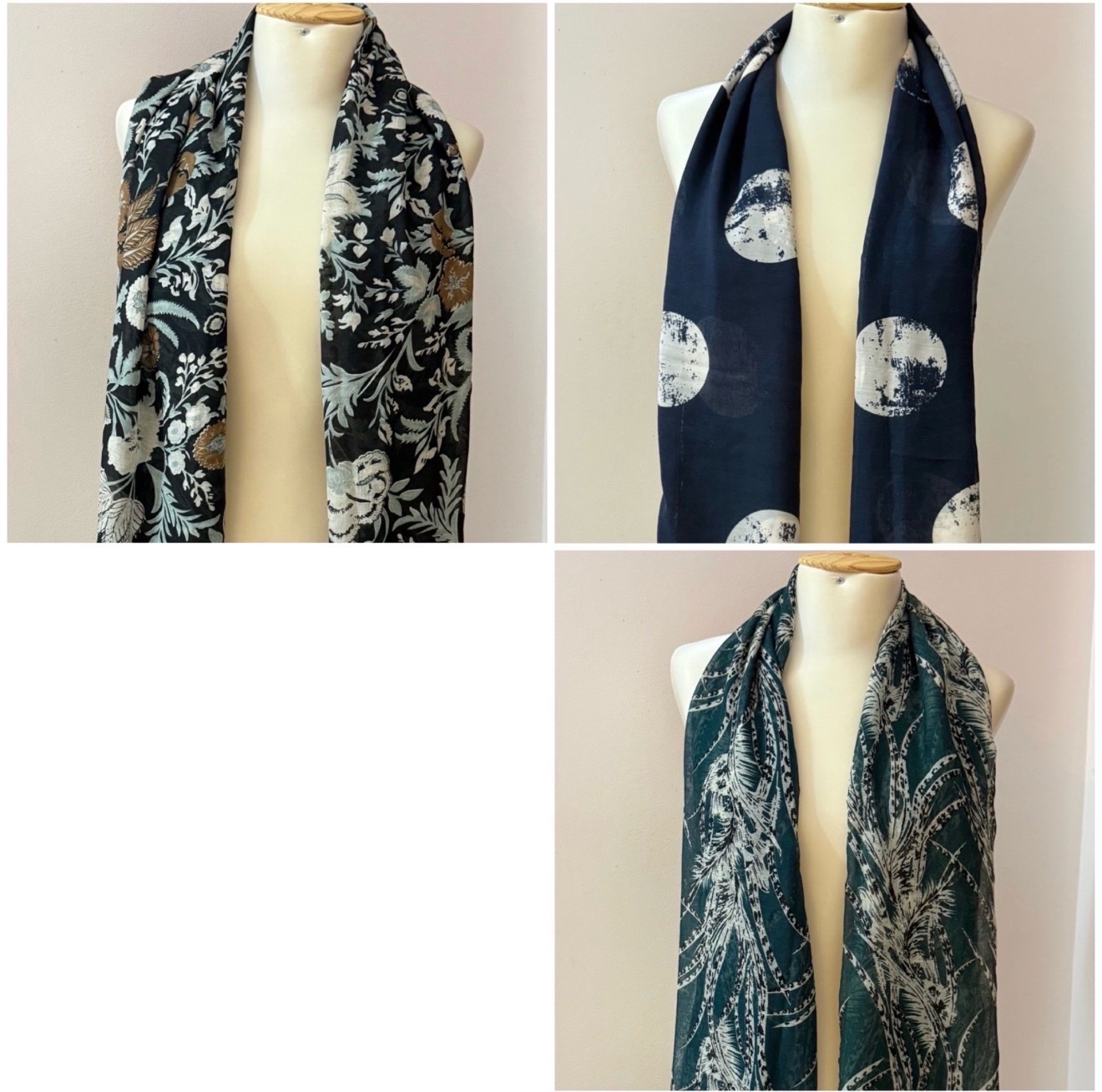 Lot 3 foulards