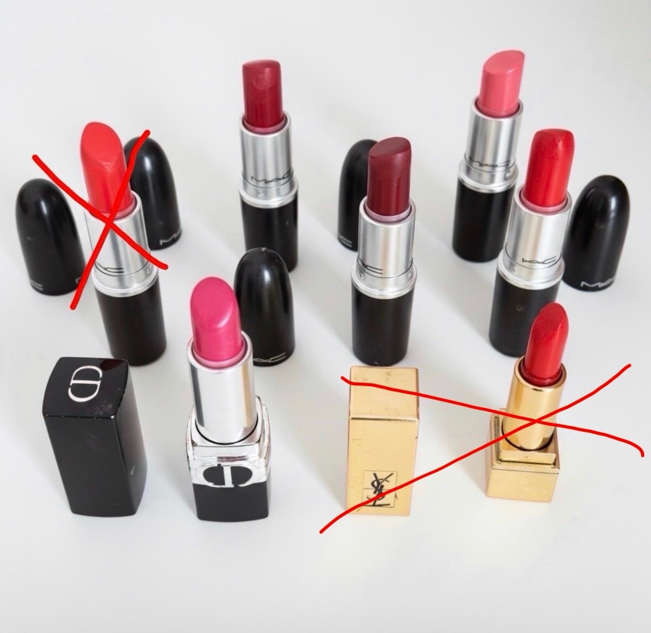 Lot de 5 Rouges à lèvres