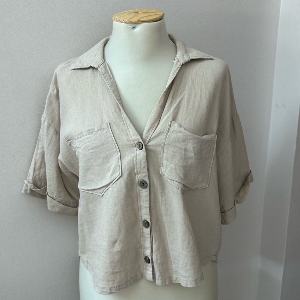 Tunique Zara 55% Lin