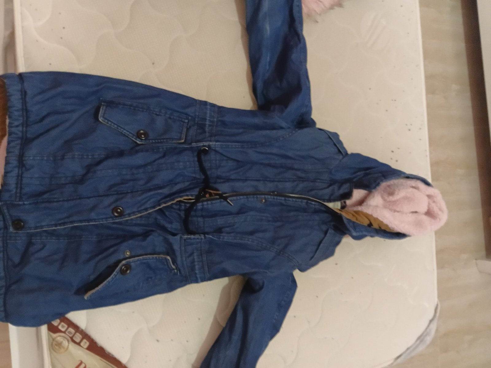 Manteau bleu jean