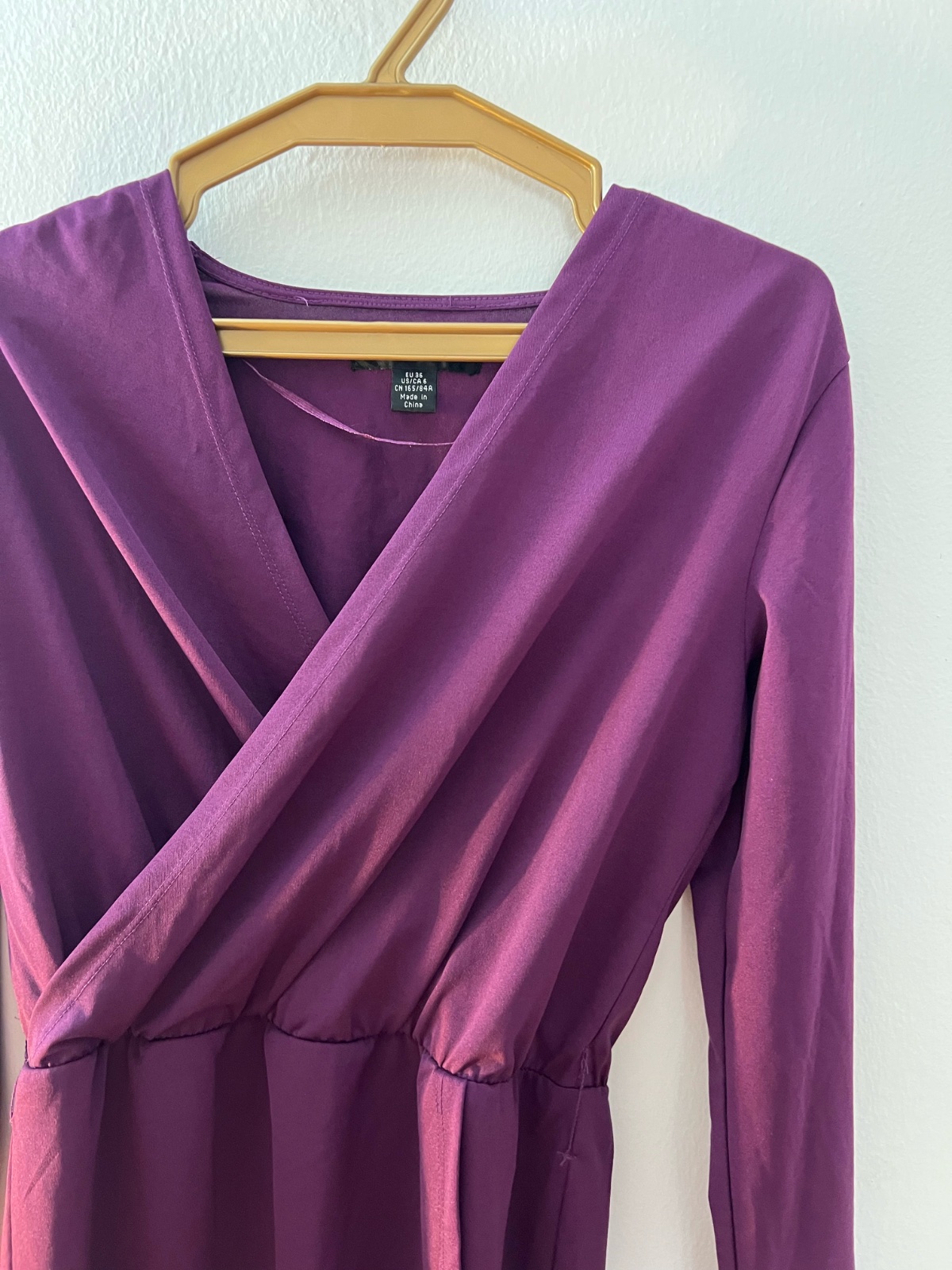 Robe coquette mauve 