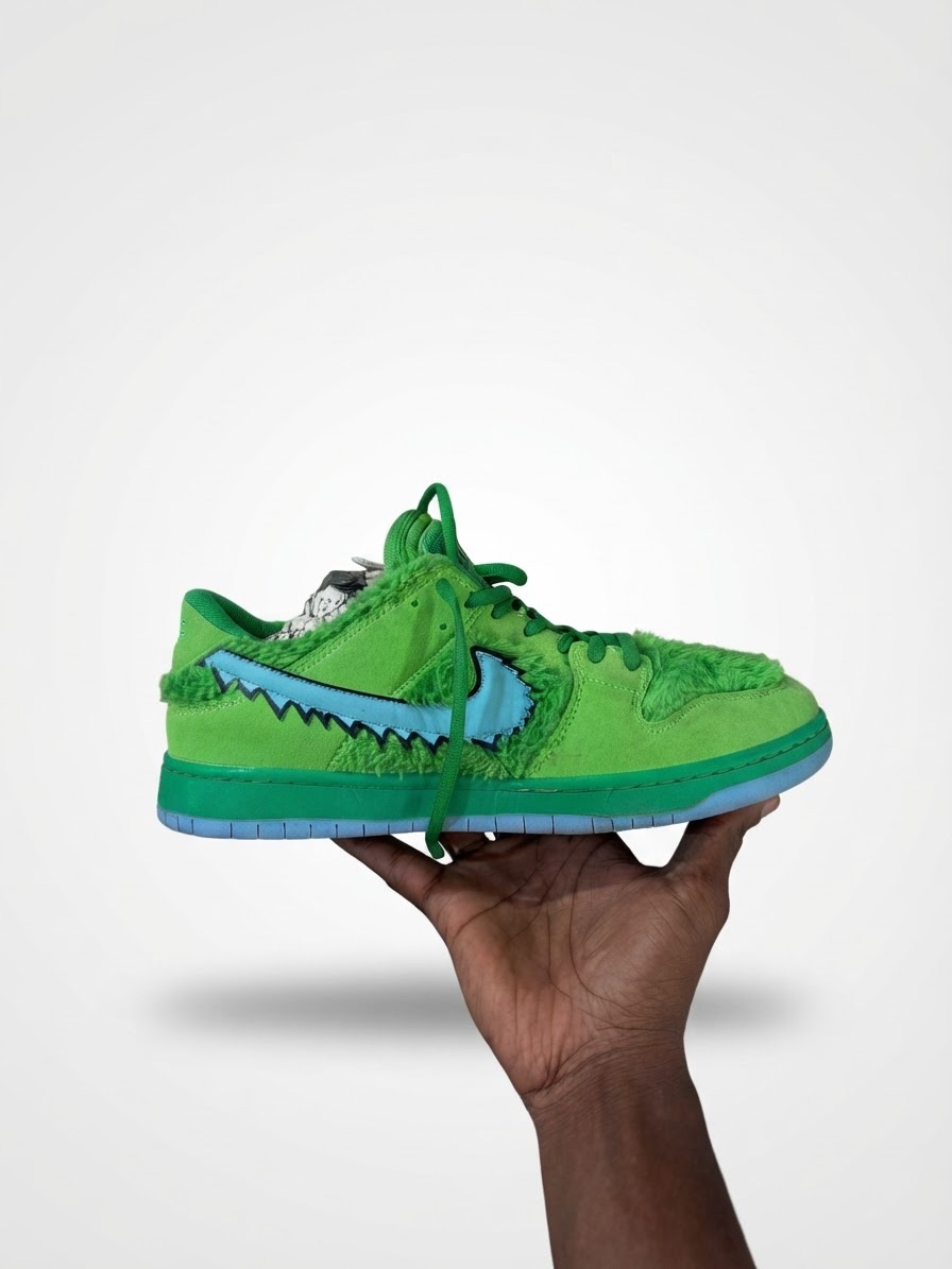 Nike SB Dunk Low "Grateful Dead Bears" Green