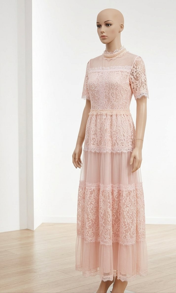 Robe dentelle pour fille 