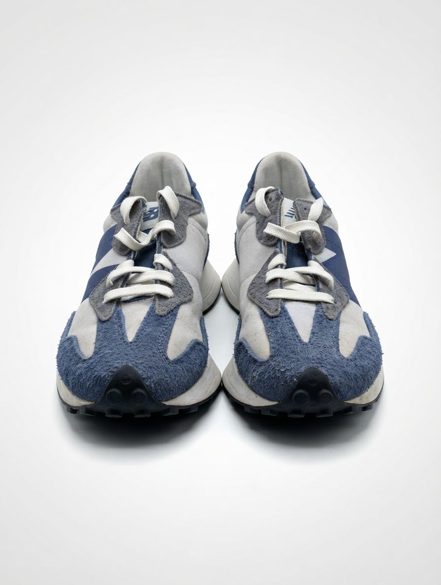 Baskets New Balance 327 bleues et blanches