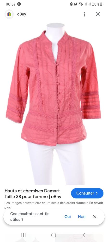 Chemise bleue 