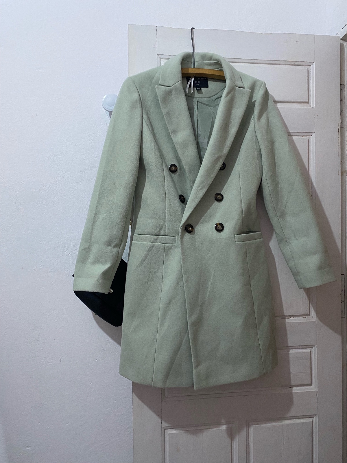 Manteau cachemire style zara taille 36/38 neuf 