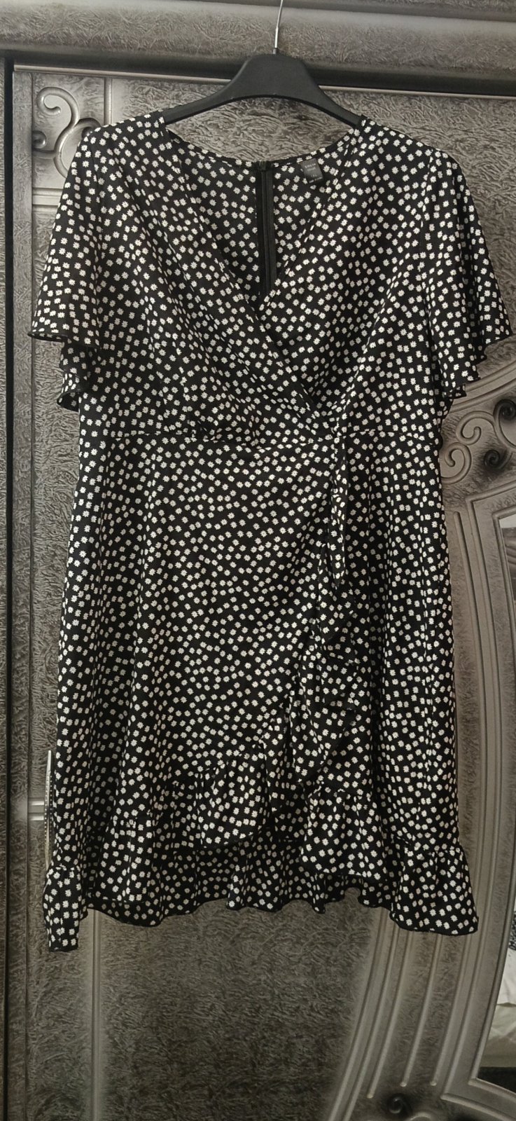 Robe portefeuille taille 44 shein 👗🖤🤍