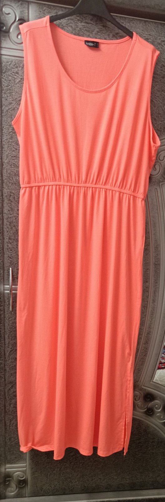 Robe orange taille 48