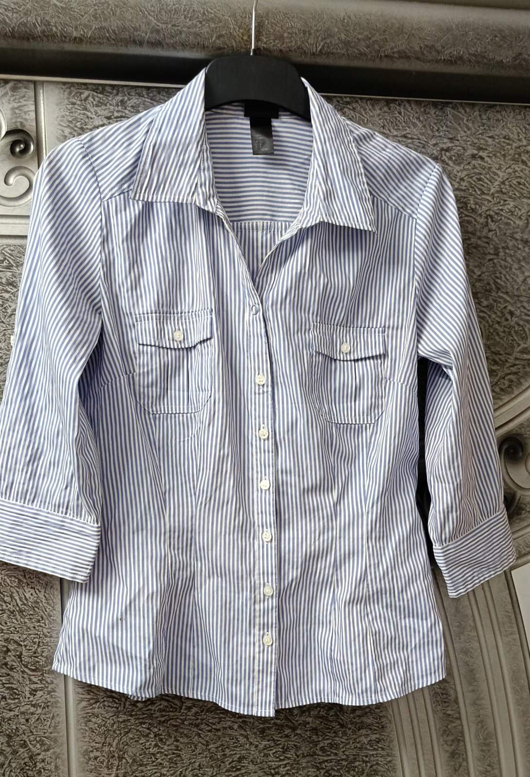 Chemise  H&M rayé  taille 38 🤍🩵