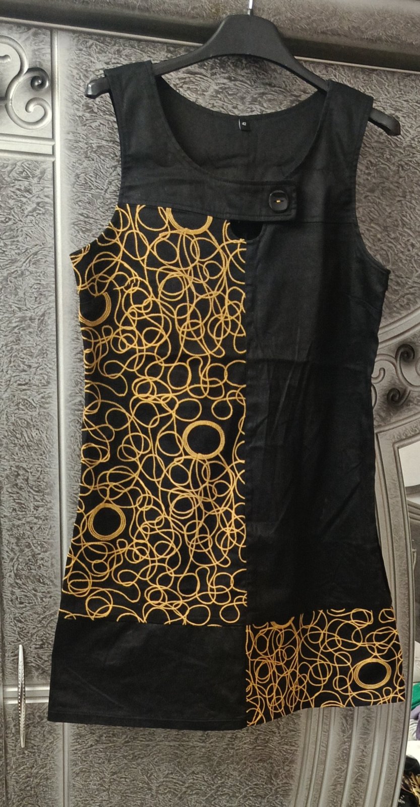Robe broderie T 42 👗🤍100%coton