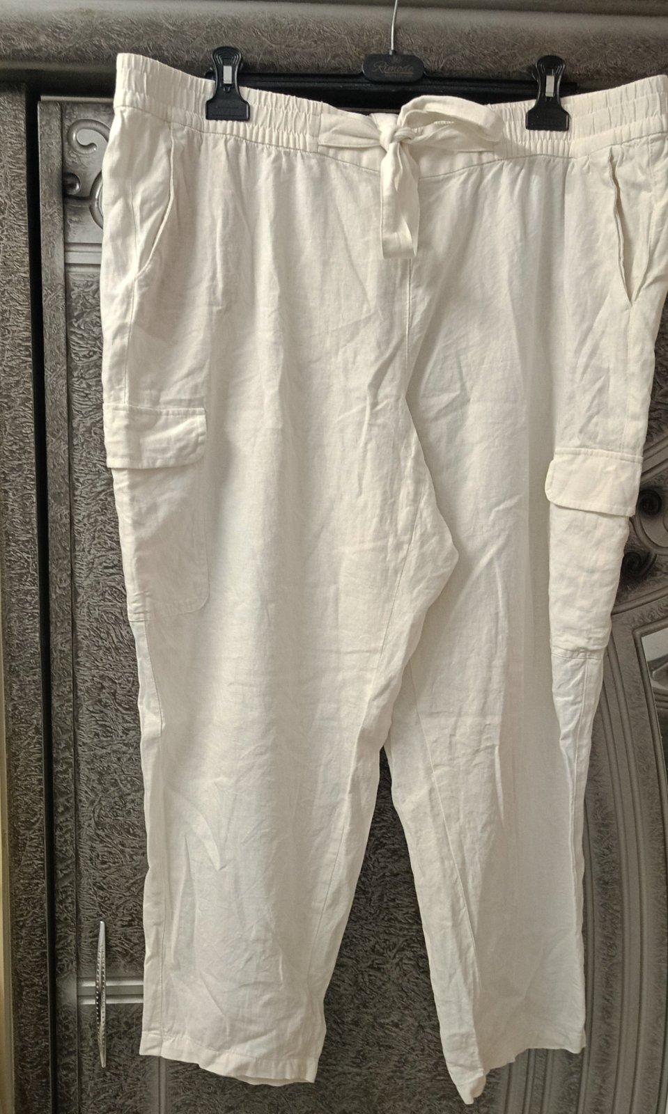 Pantalon Large blanc taille 46