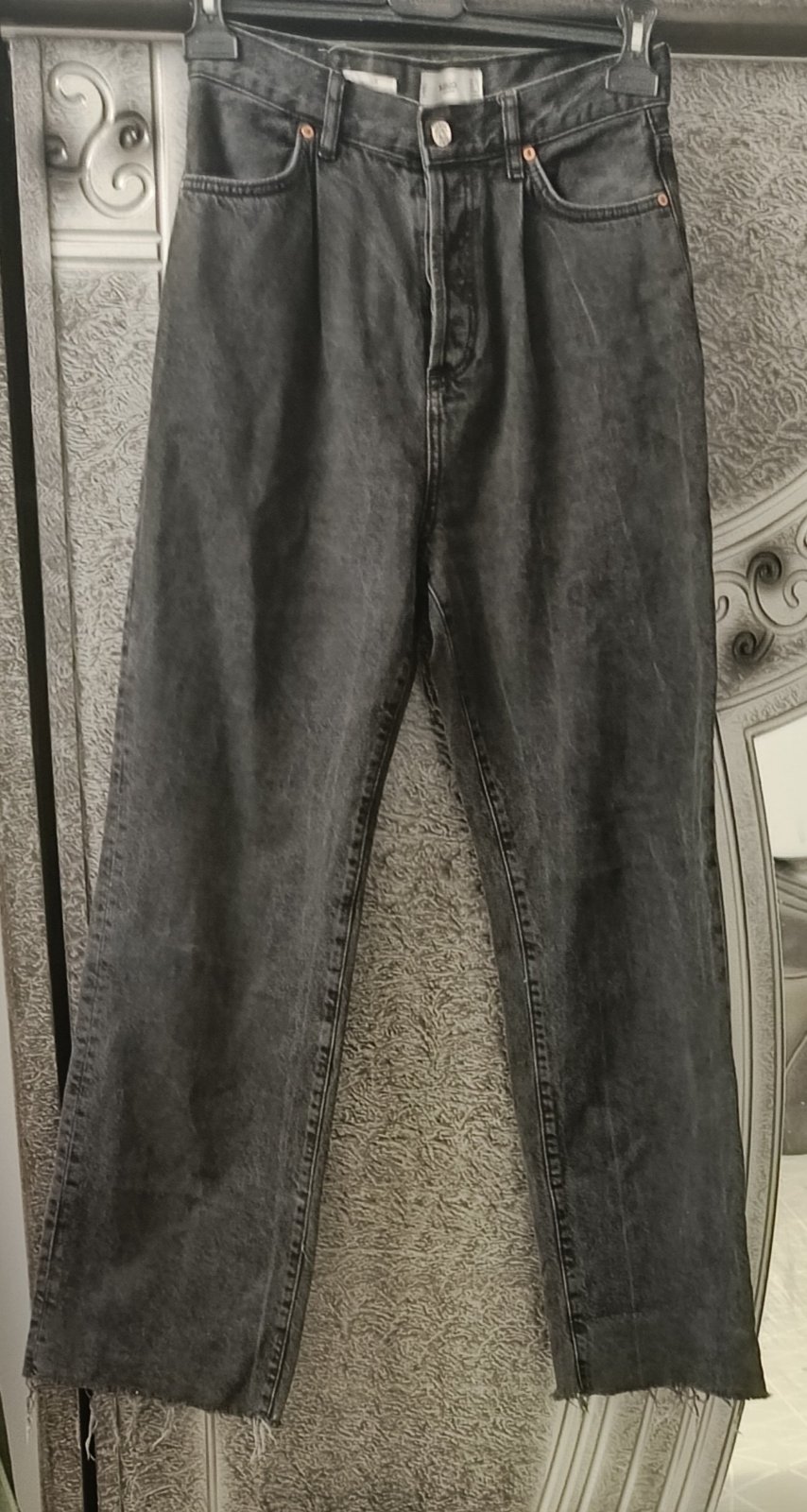 MNG pantalon large avec pinces 