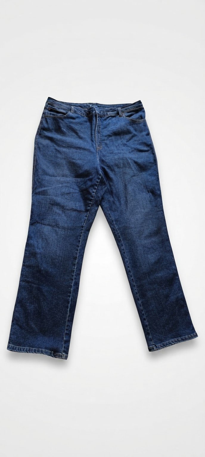 Pantalon djin  T 46/ 💙🤍🩵