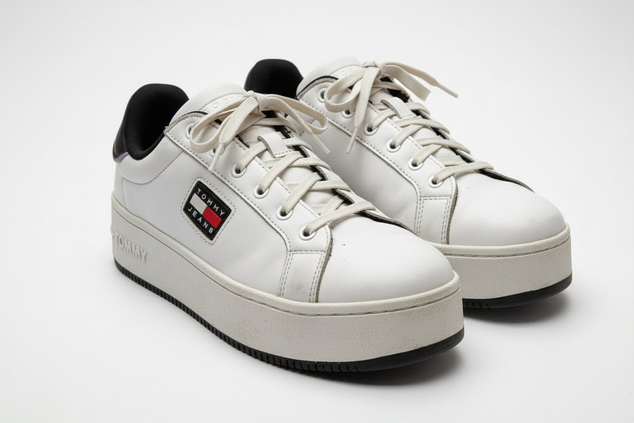 Basket blanc Tommy pointure 40 