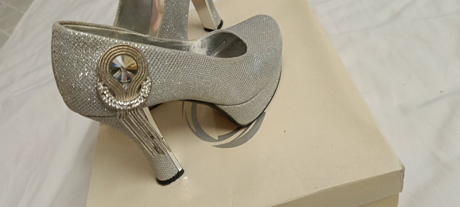Escarpins femme argent pointure 38 