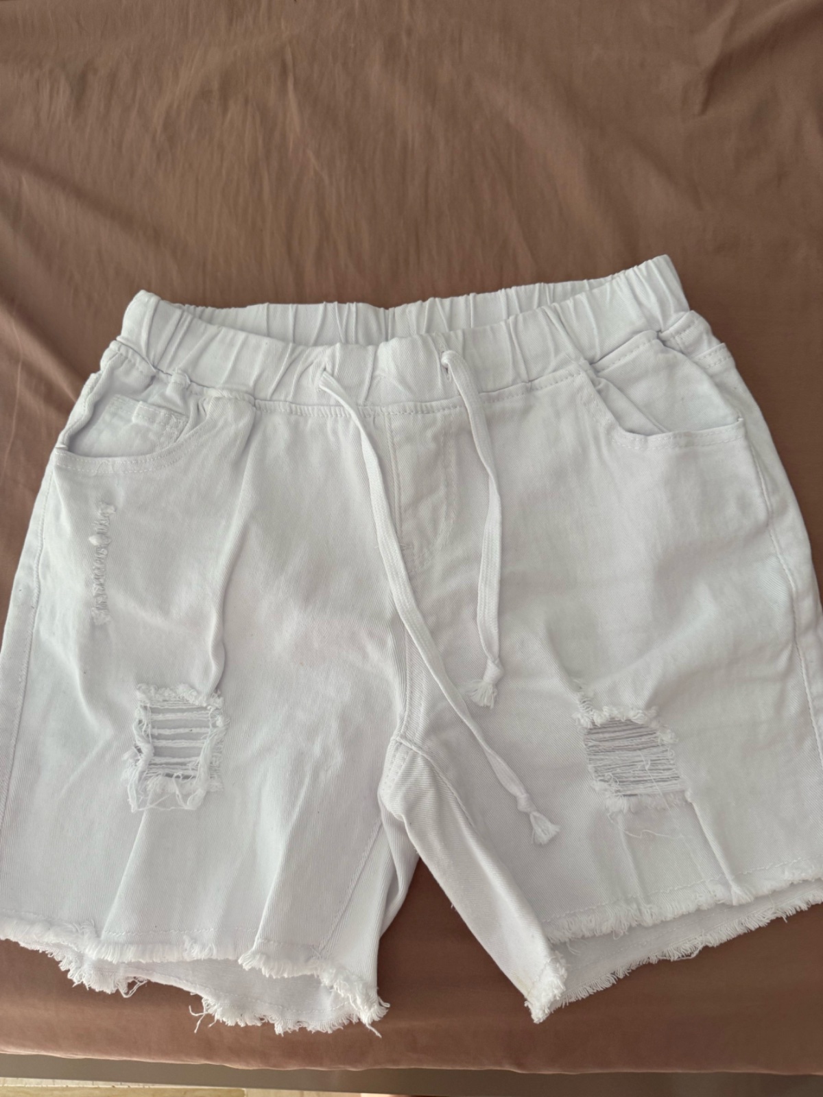 Short en blanc