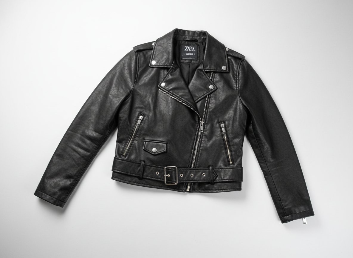 Veste cuir ZARA