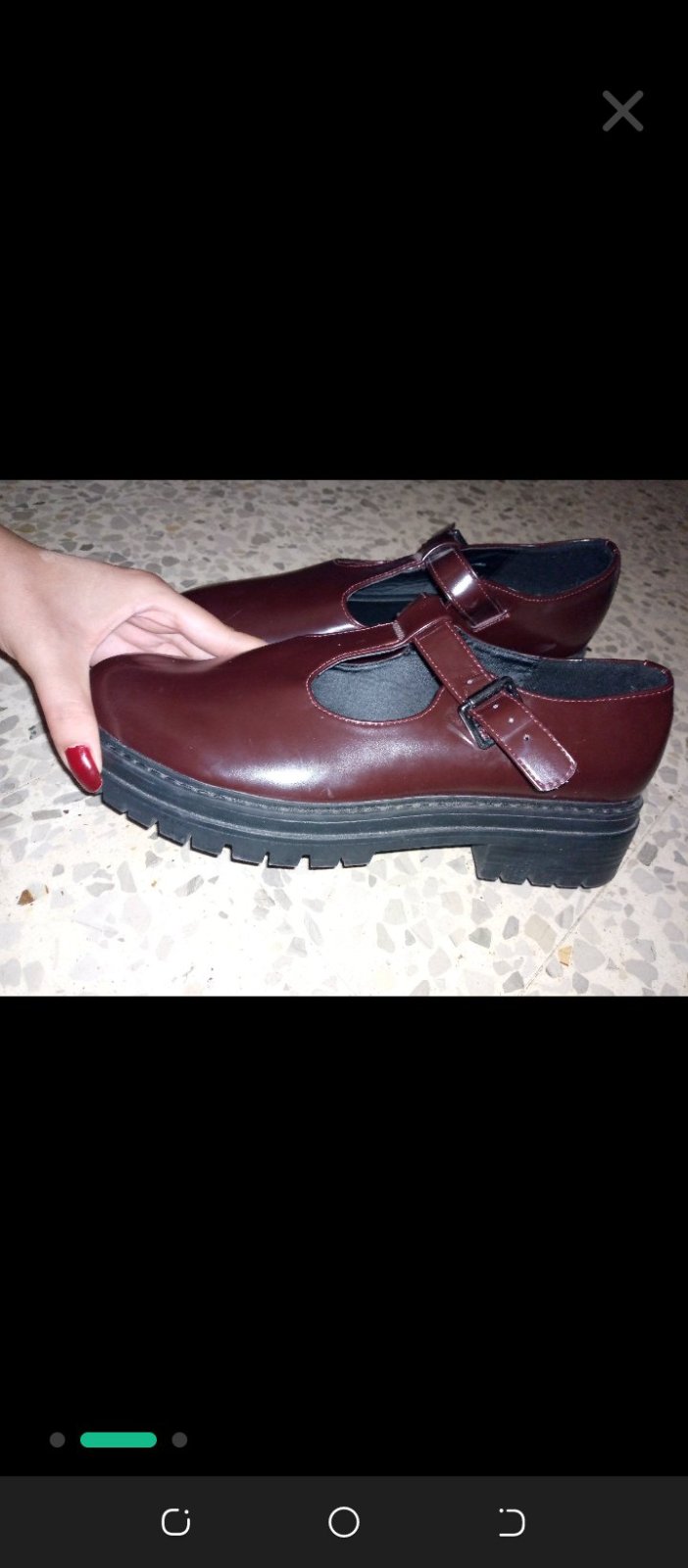 Burgundy derbies taille 41 prix negociable 