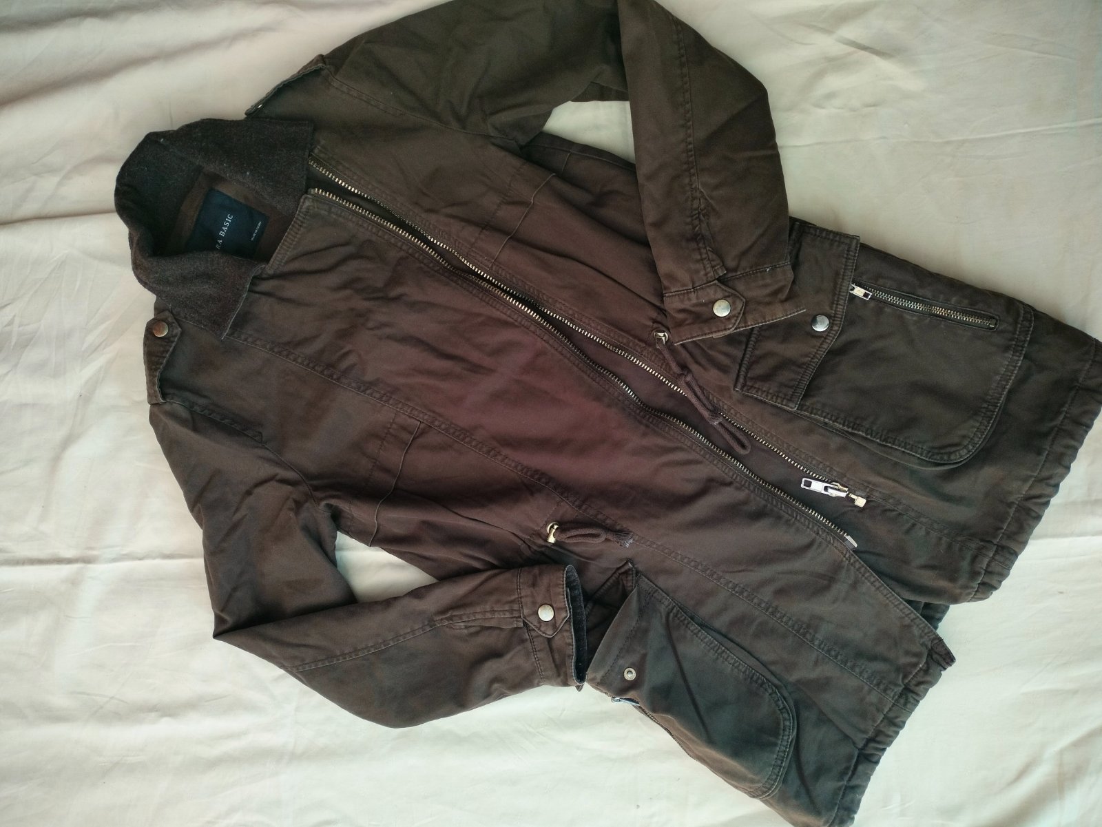Manteau marron de la marque ZARA