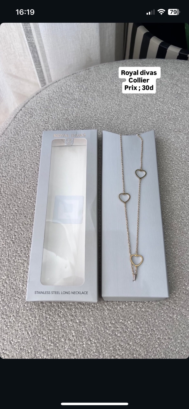 Collier en acier inoxydable