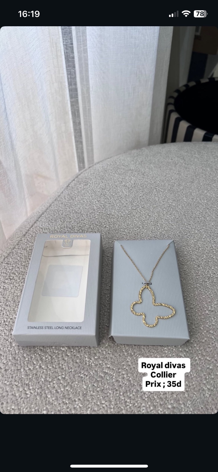Collier e acier inoxydable 