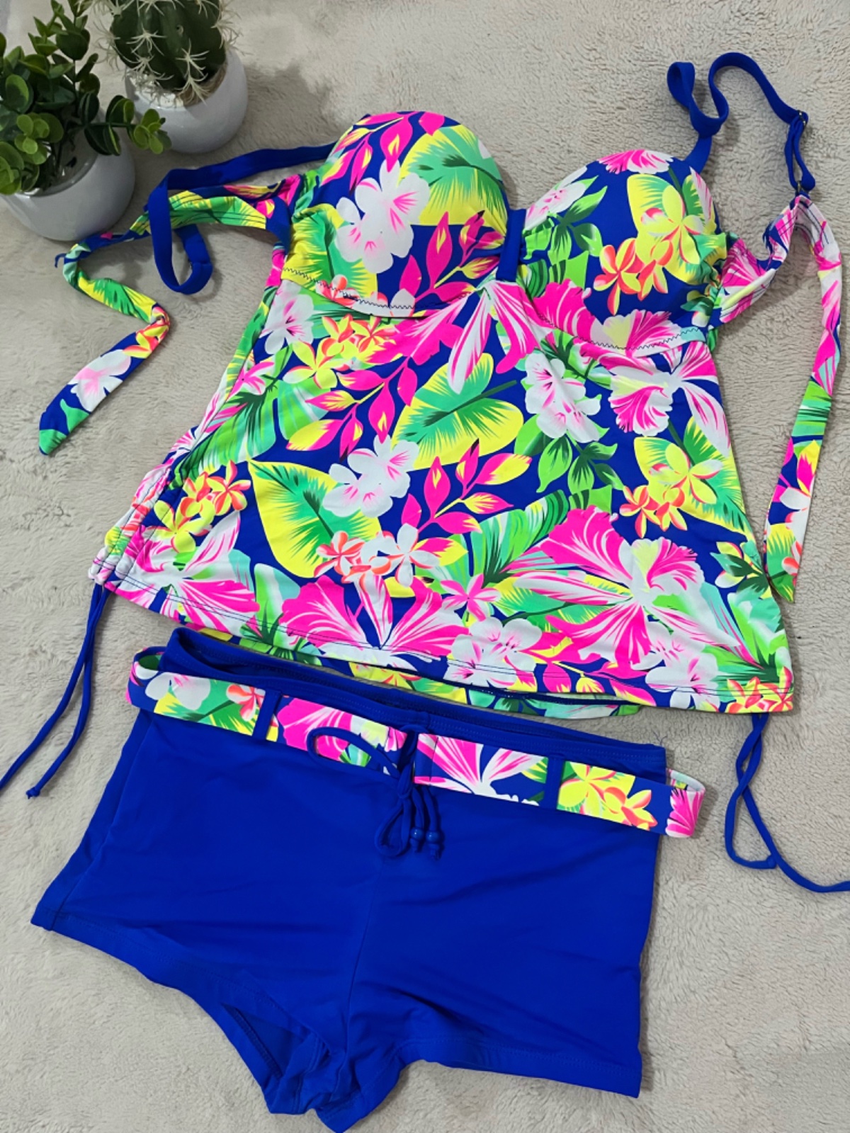 Maillot de bain bleu