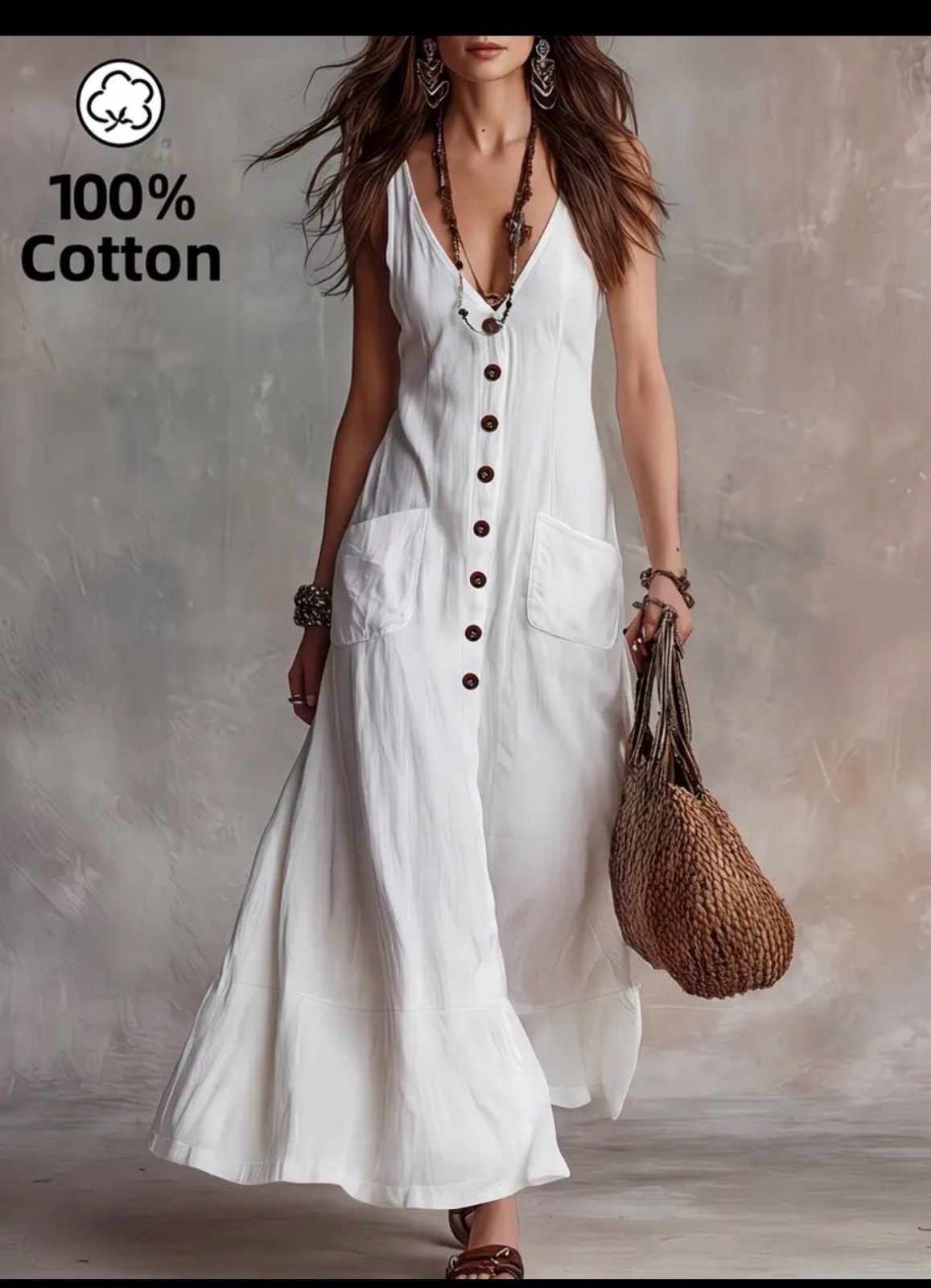 Robe cotton