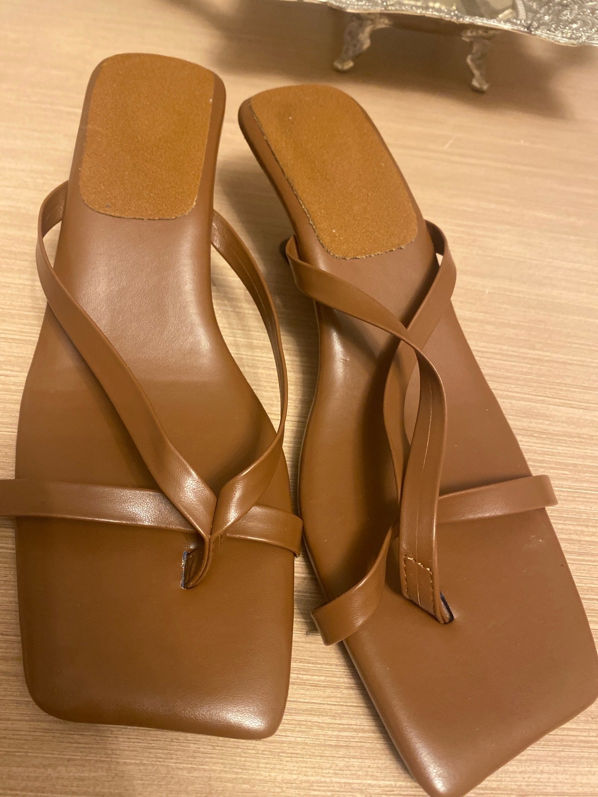 Demi talon marron 