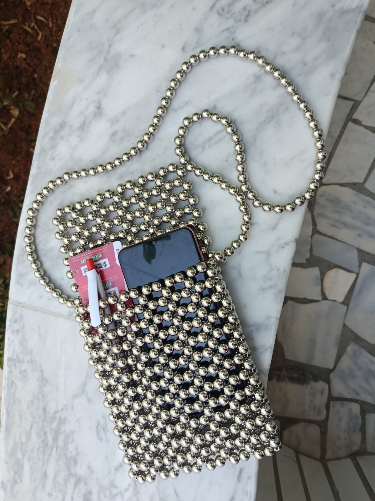 Sac perle de portable