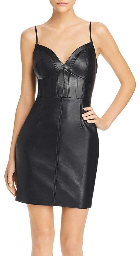 robe cuir guess