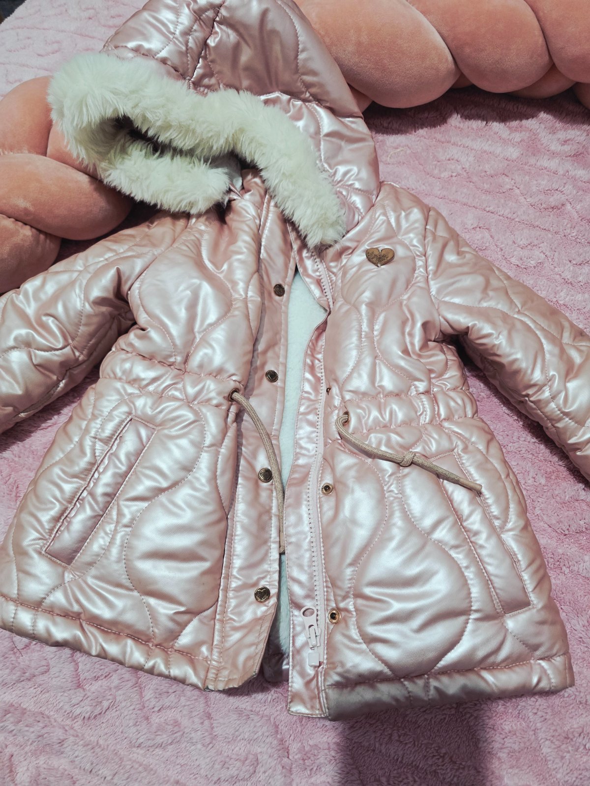 Manteau rose sergent major