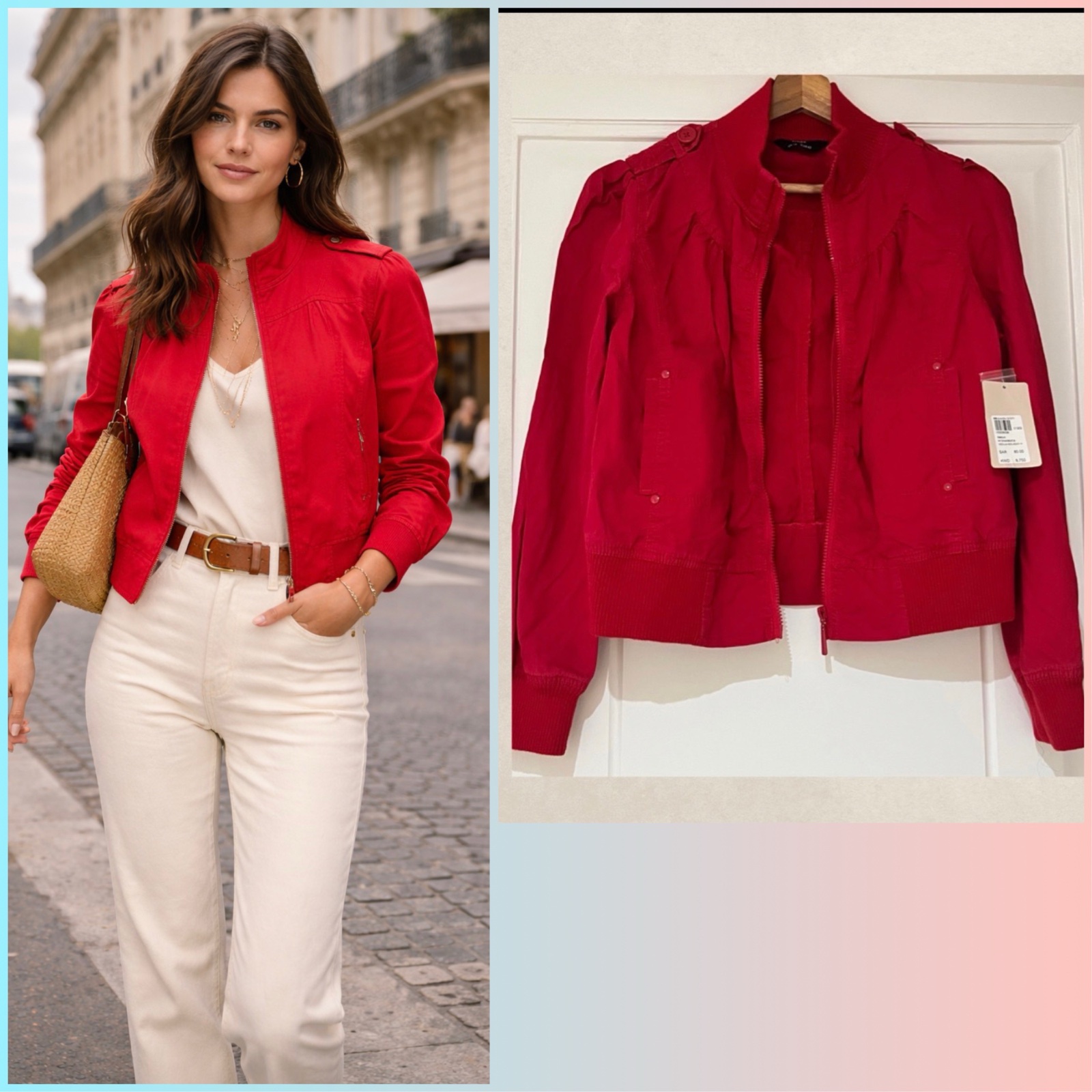 Blouson avec étiquette ❤️