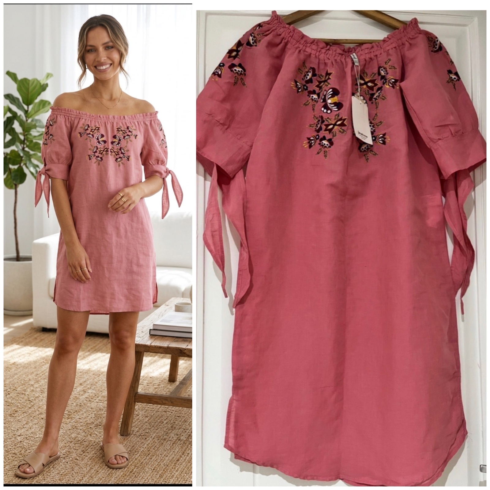 Robe/tunique stradivarus bordée avec étiquette💗💗💗
