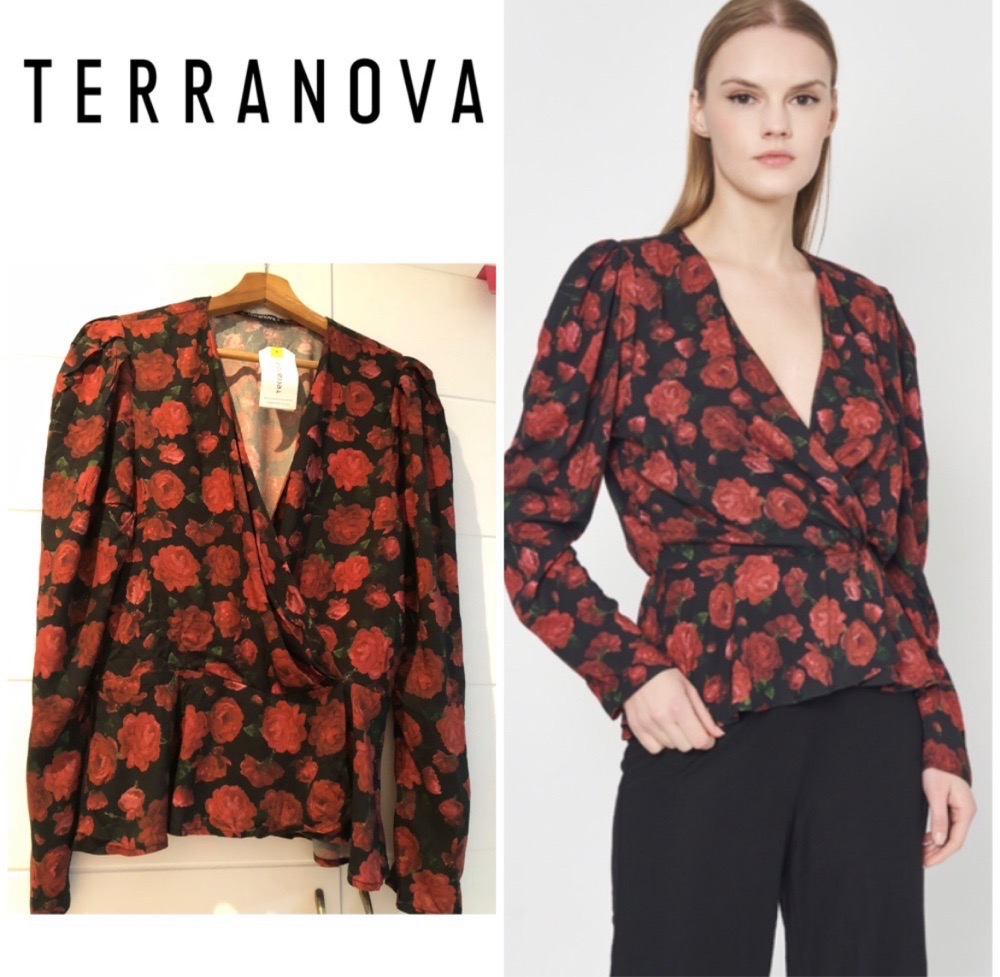 Jolie blouse motif fleures 🌺